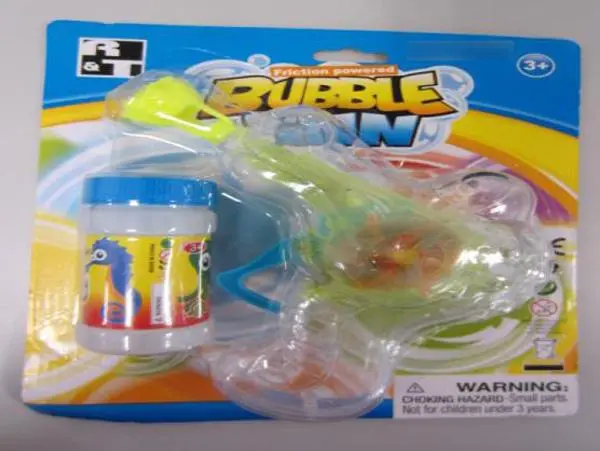 Photo from the official notice: Rama Trittón Bubble Guns — choking risk