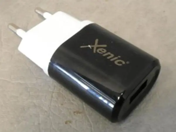 Foto do aviso oficial: Xenic Travel charger Carregador USB — risco: Choque elétrico