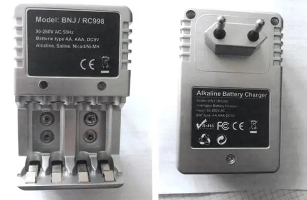 Photo from the official notice: ICEO Intelligent battery Charger — electric shock & fire risk