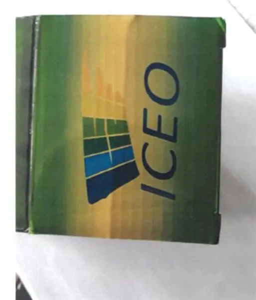 Photo from the official notice: ICEO Intelligent battery Charger — electric shock & fire risk