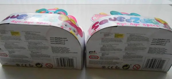Foto do aviso oficial: Little Tikes Squeezoos Aye-aye Specs Brinquedo espremedor — risco: Engasgamento