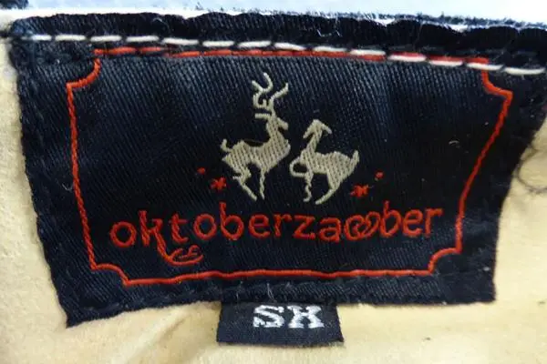 Photo de l’avis officiel: Oktoberzauber Lederhose Seppl Lederhose (culottes en cuir) — risque: Risque chimique