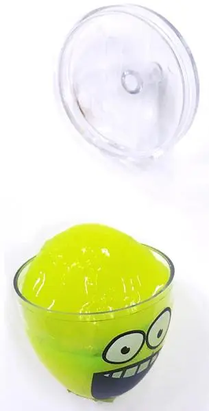 Foto aus der offiziellen Meldung: TOI-TOYS KNOCKHEAD! PUTTY &amp; SPINNING TOP Spinning Top mit Schleim — Risiko: Chemikalie