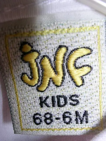 Photo from the official notice: JNF kids Incili Ahize / Gierek ruha babies' clothing set — choking risk