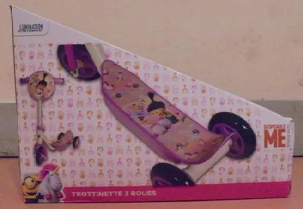 Photo de l’avis officiel: illumination Despicable Me DM3 Scooter jouet — risque: Blessures