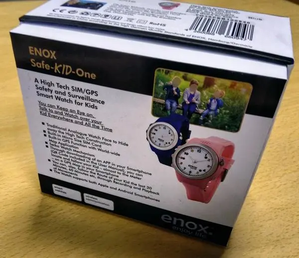 Foto del aviso oficial: Enox Safe-KID-One Reloj inteligente para niños