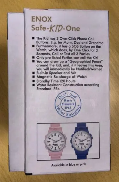 Foto del aviso oficial: Enox Safe-KID-One Reloj inteligente para niños