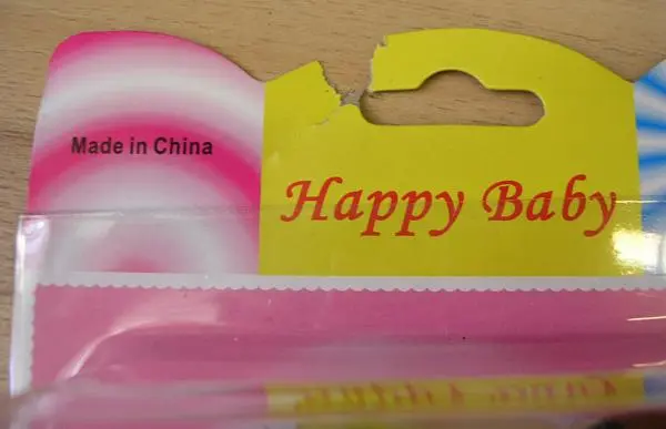 Photo de l’avis officiel: Happy baby Chaussures pour bébés — risque: Étouffement