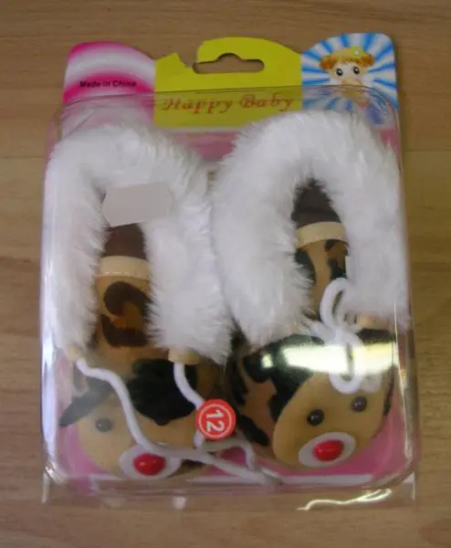 Photo de l’avis officiel: Happy baby Chaussures pour bébés — risque: Étouffement