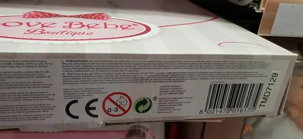 Foto do aviso oficial: Dimian Love Bebe boutique Cadeira alta para bonecos — risco: Entalamento & Ferimentos