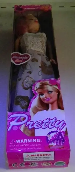 Foto do aviso oficial: Pretty Boneca de plástico — risco: Químico (A12/0243/19)