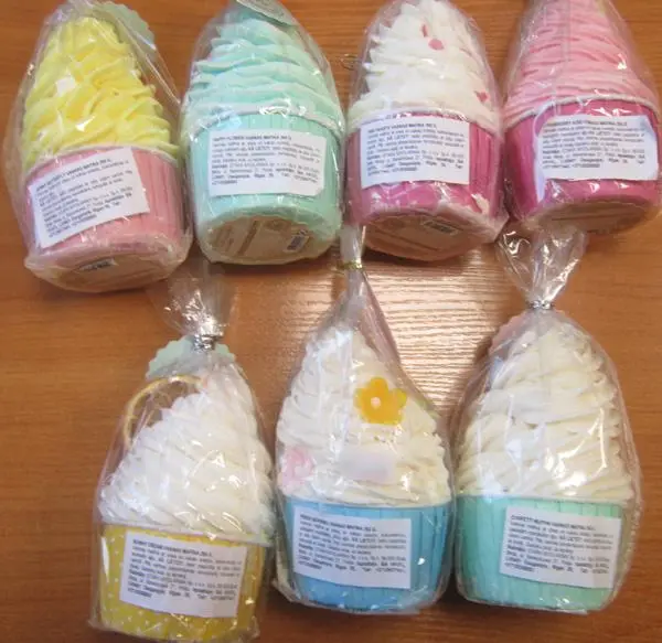 Photo from the official notice: Creamers Muffinka Do kapieli bath product — choking risk