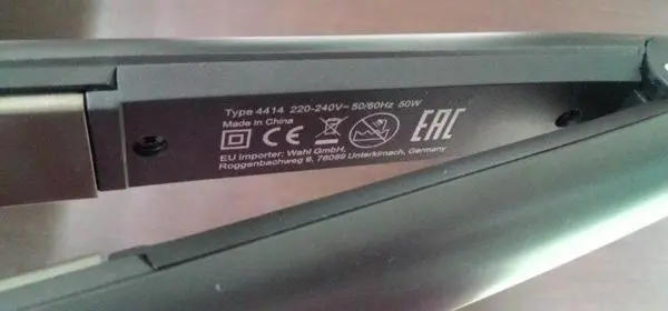 Foto dell’avviso ufficiale: Ermila Magic Straight Raddrizzatore per capelli — rischio: Scossa elettrica & Incendio