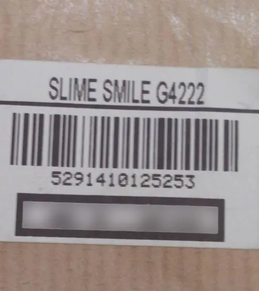 Photo de l’avis officiel: SLIME SMILE Jouet slime — risque: Risque chimique