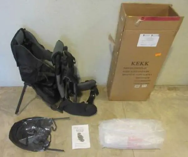 Photo de l’avis officiel: Kekk Backpack Plus Black Porte-bébé — risque: Blessures