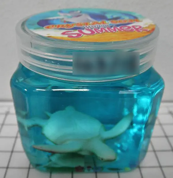 Photo de l’avis officiel: CRYSTAL SOIL - HELLO SUMMER Jouet slime — risque: Risque chimique