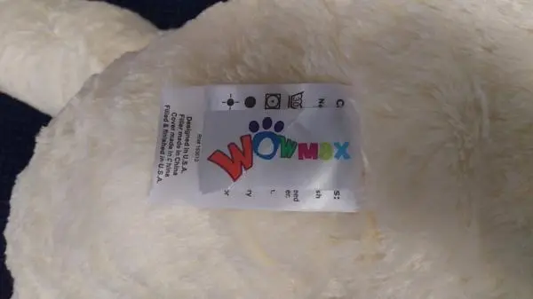 Photo de l’avis officiel: Wowmax Jouet doux — risque: Étouffement & Suffocation