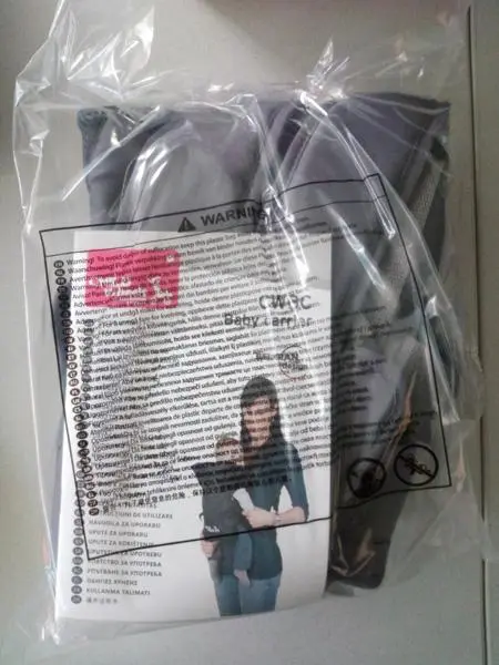 Photo from the official notice: Child Wheels by Childhome 3-way baby carrier — choking & injuries risk