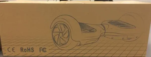 Foto aus der offiziellen Meldung: The Scootershop Selbstausgleichender Roller (Hoverboard) — Risiko: Verbrennungen & Feuer