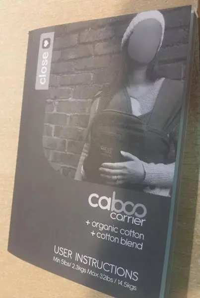 Photo de l’avis officiel: Close Caboo Élingue de bébé — risque: Étouffement & Blessures