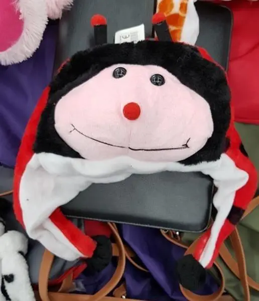 Photo from the official notice: Child’s animal hat children's hat — burns & choking risk