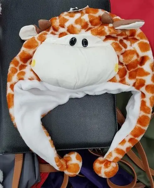 Photo from the official notice: Child’s animal hat children's hat — burns & choking risk