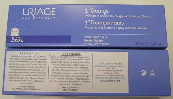 Zdjęcie z oficjalnego zgłoszenia: URIAGE EAU THERMALE Bébé 1er Change / 1st Change cream Krem dla niemowląt — ryzyko: Chemiczne