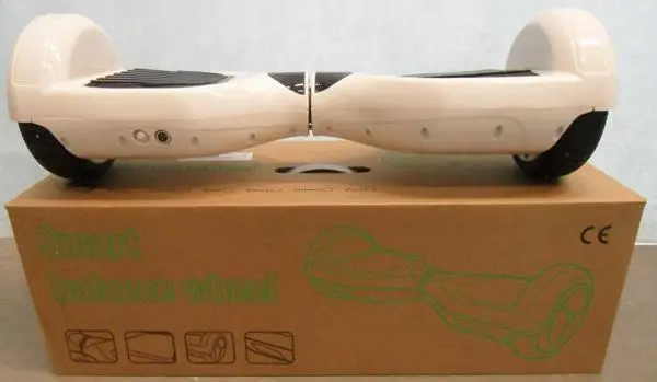 Photo de l’avis officiel: Smart balance wheel Scooter auto-équilibrage (Hoverboard) — risque: Brûlures & Incendie (A12/0502/19)
