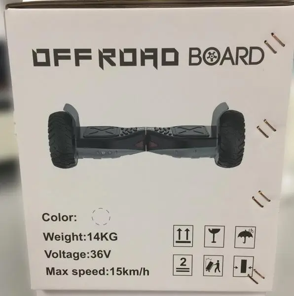 Foto do aviso oficial: Shenzhen Gojusin (Power charger) OFF-ROAD BOARD Scooter deequilíbrio (Hoverboard) — risco: Queimaduras & Incêndio