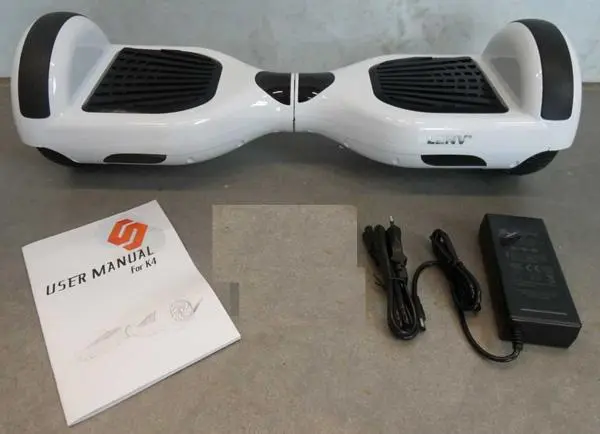 Foto aus der offiziellen Meldung: LENV / DONG GUAN AOI EL Hoverboard Selbstausgleichender Roller (Hoverboard) — Risiko: Verbrennungen & Feuer