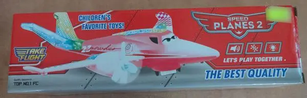 Foto do aviso oficial: Speed planes 2 Avião de plástico — risco: Ambiente