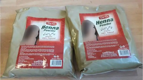 Photo from the official notice: Dil Se Organic Henna Powder — microbiological risk