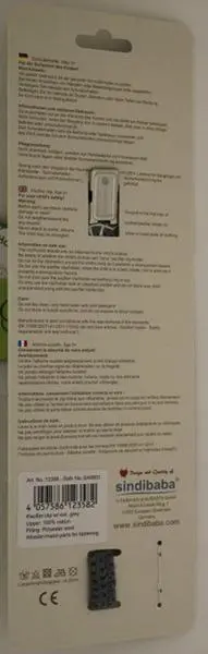 Foto aus der offiziellen Meldung: Sindibaba Schnullerhalter — Risiko: Ersticken