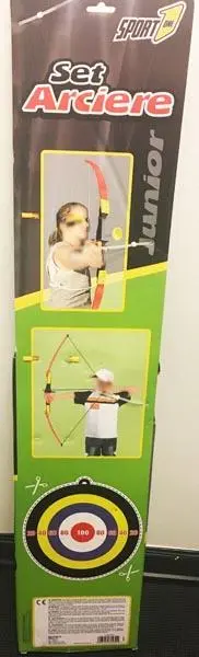 Foto dell’avviso ufficiale: Sport1 Set Arciere Junior Set di arco giocattolo e freccia — rischio: Lesioni