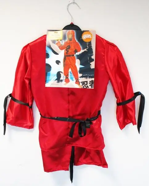 Foto dell’avviso ufficiale: Fun Fashion Ninja (red) Costume da sposa per bambini — rischio: Lesioni & Strangolamento