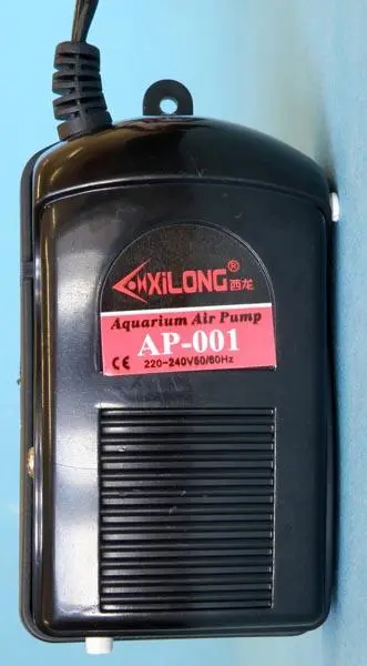 Photo from the official notice: XiLONG Aquarium air pump — burns & fire risk