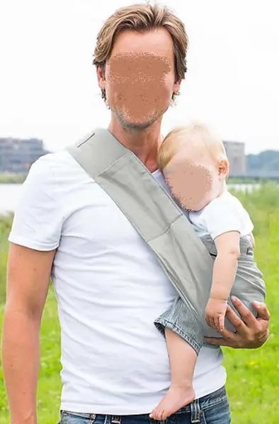 Photo de l’avis officiel: Mini Monkey Sling Unlimited 4 in 1 Porte-bébé — risque: Blessures