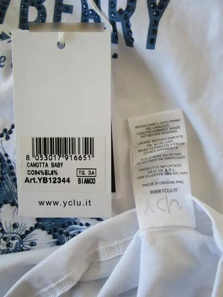 Photo de l’avis officiel: Y-Clu Strawberry T-shirt sans manches pour filles — risque: Blessures