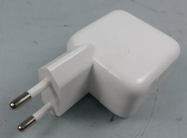 Photo from the official notice: USB Power Adapter — electric shock risk
