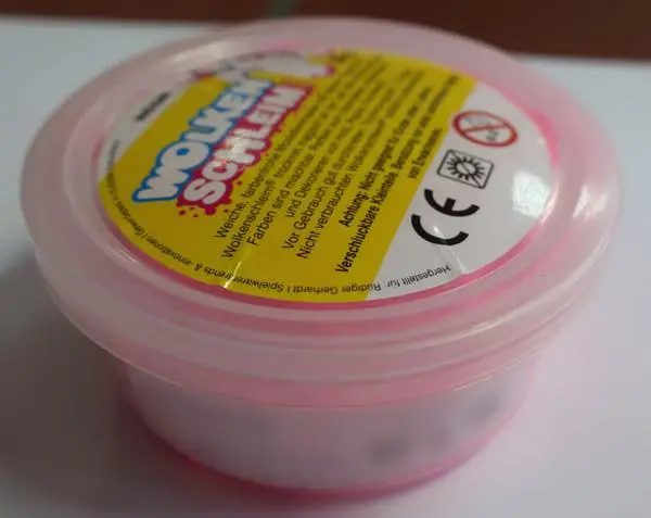 Photo de l’avis officiel: Wolkenschleim Neon pink fun trading Jouet slime — risque: Risque chimique