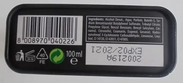Foto dell’avviso ufficiale: CONTER Black Profumo — rischio: Rischio chimico