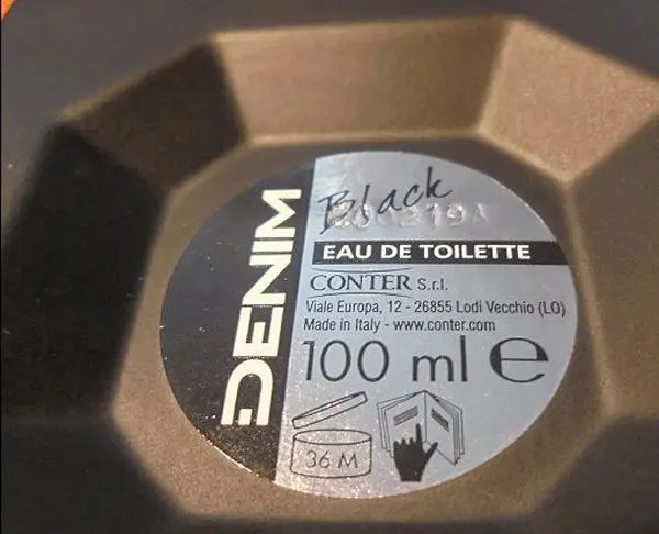 Foto dell’avviso ufficiale: CONTER Black Profumo — rischio: Rischio chimico