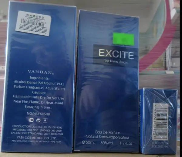 Foto dell’avviso ufficiale: VANDAN EXCITE by Dima Bilan Profumo — rischio: Rischio chimico