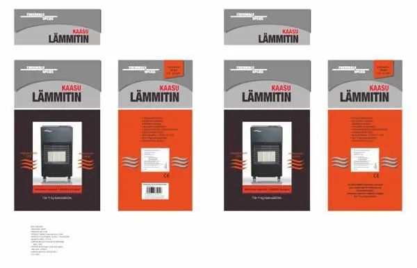 Foto dell’avviso ufficiale: ThermalPlus Kaasu Lämmitin Riscaldatore a gas portatile — rischio: Ustioni