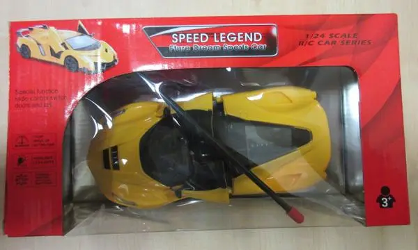 Photo de l’avis officiel: ZENYELL Modern team, Speed legend Jouet électrique — risque: Environnement