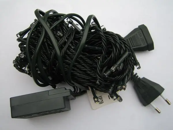 Photo de l’avis officiel: 100 LED MINILUCCIOLE LED Chaîne d’éclairage — risque: Choc électrique & Incendie (A12/0771/19)