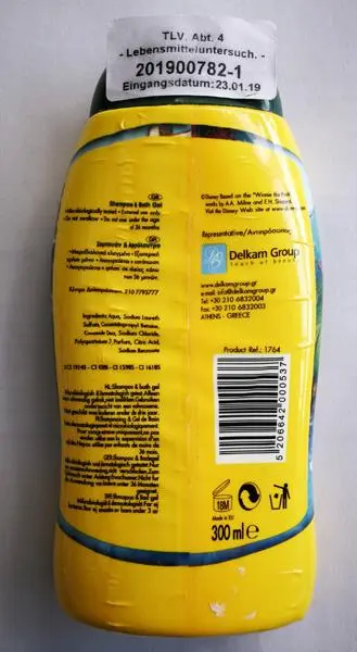 Foto dell’avviso ufficiale: Disney Shampoo &amp; Bath Gel Shampoo e gel da bagno — rischio: Rischio microbiologico