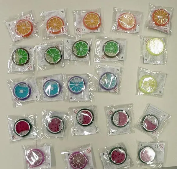 Photo de l’avis officiel: New arrival Fruit crystal mud Jouet slime — risque: Risque chimique