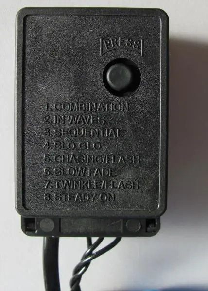 Photo from the official notice: Volteno Lampki choinkowe migajace led lighting chain — electric shock & fire risk