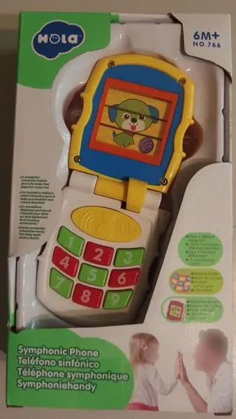 Foto do aviso oficial: HOLA Symphonic Phone Telefone do brinquedo — risco: Ambiente